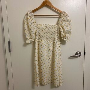 Petite Studio NYC Aniston Cotton Dress - Daisy Print Size M